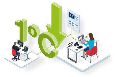 1 percent down img 1 percent down img