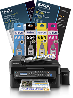 EcoTank L565 plus Ink Set and Papers - Epson New Zealand Online